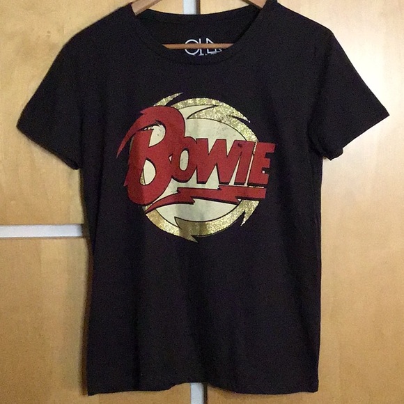 NEW Chaser Bowie Black Gold Graphic Tee T-Shirt - Picture 5 of 6